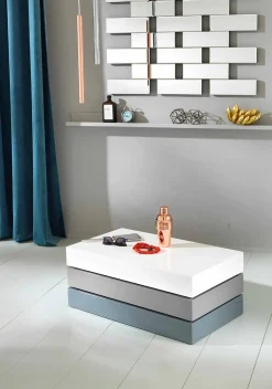 Viadurini Living Moderne Couchtische-Moderner Design-Kaffeetisch-Behälter in Mdf - Tiziana