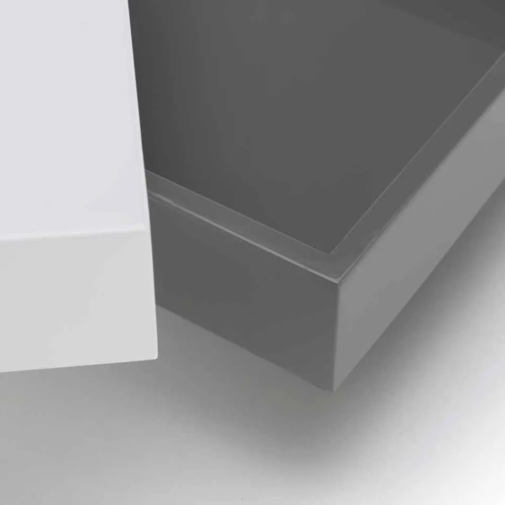 Viadurini Living Moderne Couchtische-Moderner Design-Kaffeetisch-Behälter in Mdf - Tiziana