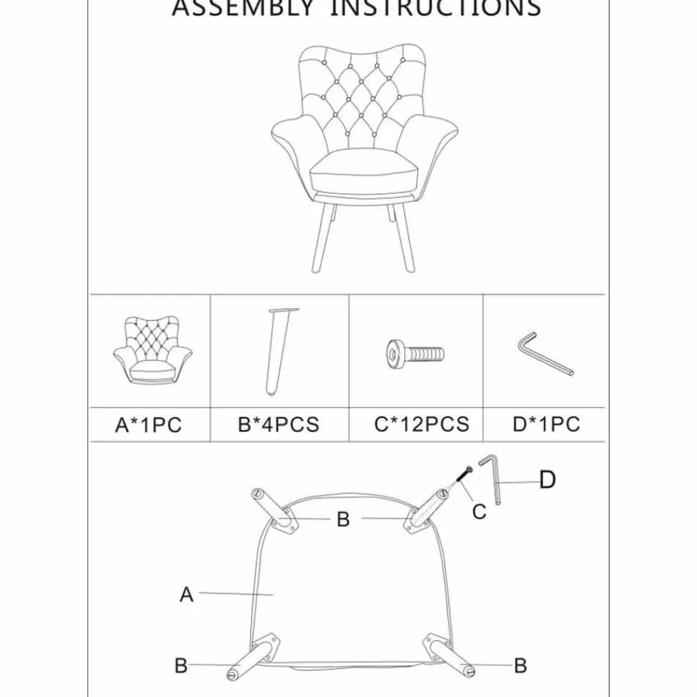 Viadurini Living Moderne Sessel-Moderner Design-Patchwork-Sessel aus Stoff und Holz - Karin