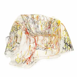 Viadurini Living Moderne Sessel-Moderner Design-Sessel aus mehrfarbigem Plexiglas Paris, hergestellt in Italien