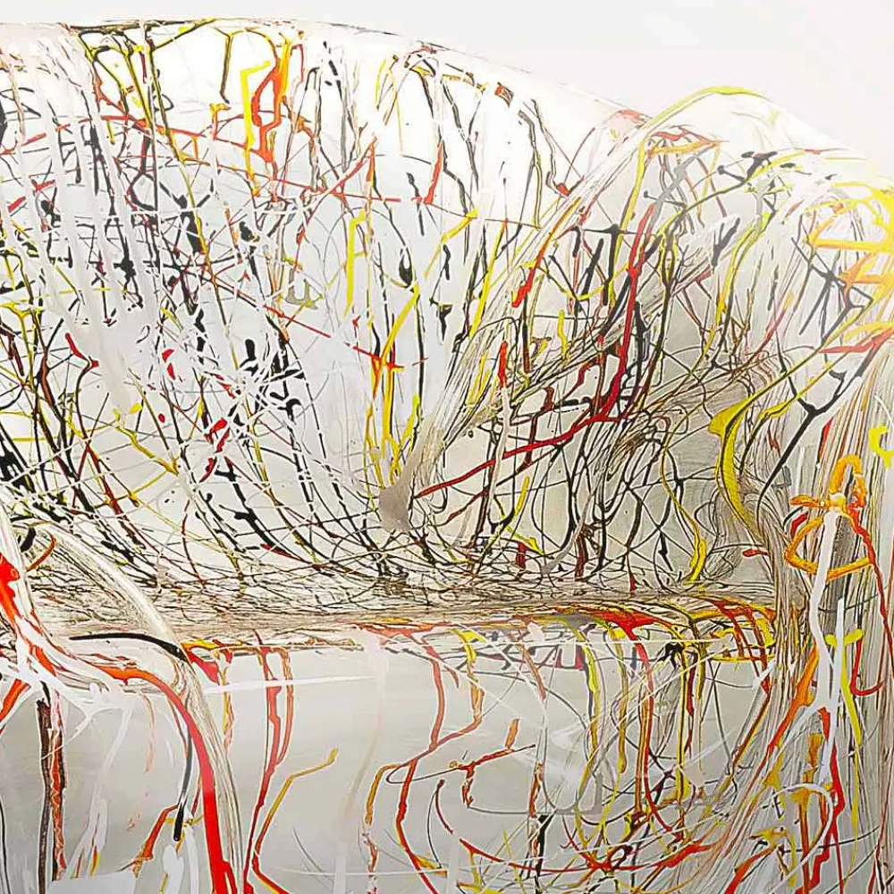 Viadurini Living Moderne Sessel-Moderner Design-Sessel aus mehrfarbigem Plexiglas Paris, hergestellt in Italien