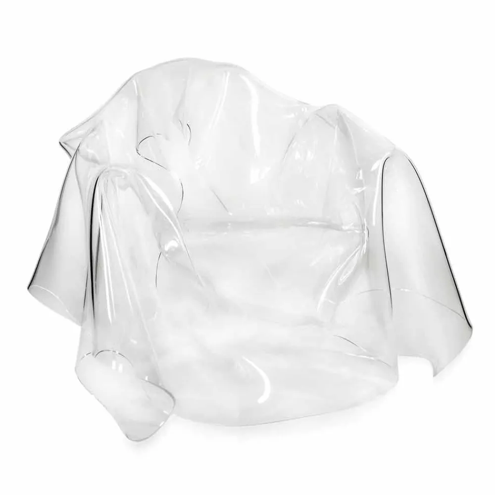 Viadurini Living Moderne Sessel-Moderner Design-Sessel aus transparentem Plexiglas Paris, hergestellt in Italien