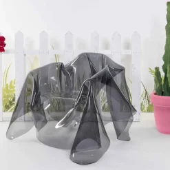 Viadurini Living Moderne Sessel-Moderner Design-Sessel aus rauchigem Plexiglas Paris, hergestellt in Italien