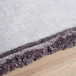 Viadurini Carpets Teppiche-Moderner Designteppich aus Viskose und Baumwolle mit farbigen Fransen aus Seide - Garbino