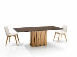 Viadurini Living Esstische-Moderner Designtisch aus Glaskeramik made in Italy, Egisto