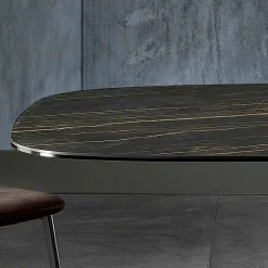 Viadurini Living Esstische-Moderner Designtisch aus Glaskeramik made in Italy, Clark