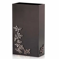 Viadurini Living Regenschirmständer Design-Moderner, eleganter, rechteckiger Schirmständer aus verziertem Holz - Dekoro