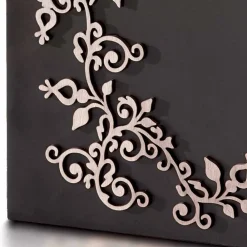 Viadurini Living Regenschirmständer Design-Moderner, eleganter, rechteckiger Schirmständer aus verziertem Holz - Dekoro