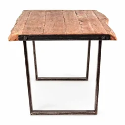 Viadurini Living Esstische-Moderner Esstisch aus Akazienholz und Homemotion Steel - Bingo