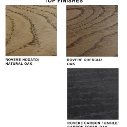 Viadurini Living Esstische-Moderner Esstisch aus furniertem Holz und Glas, hergestellt in Italien – Strappo