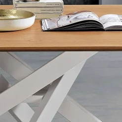 Viadurini Living Esstische-Moderner Esstisch aus MDF-Holz und Metall, hergestellt in Italien, Dionigi