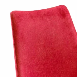 Viadurini Living Moderne Stühle-Moderner Esszimmerstuhl aus roter Technofaser, Almira