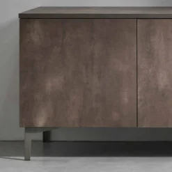 Viadurini Living Tv-Möbel-Moderner Fernsehschrank Melaminholz mit zwei Türen Hergestellt in Italien - Clemente