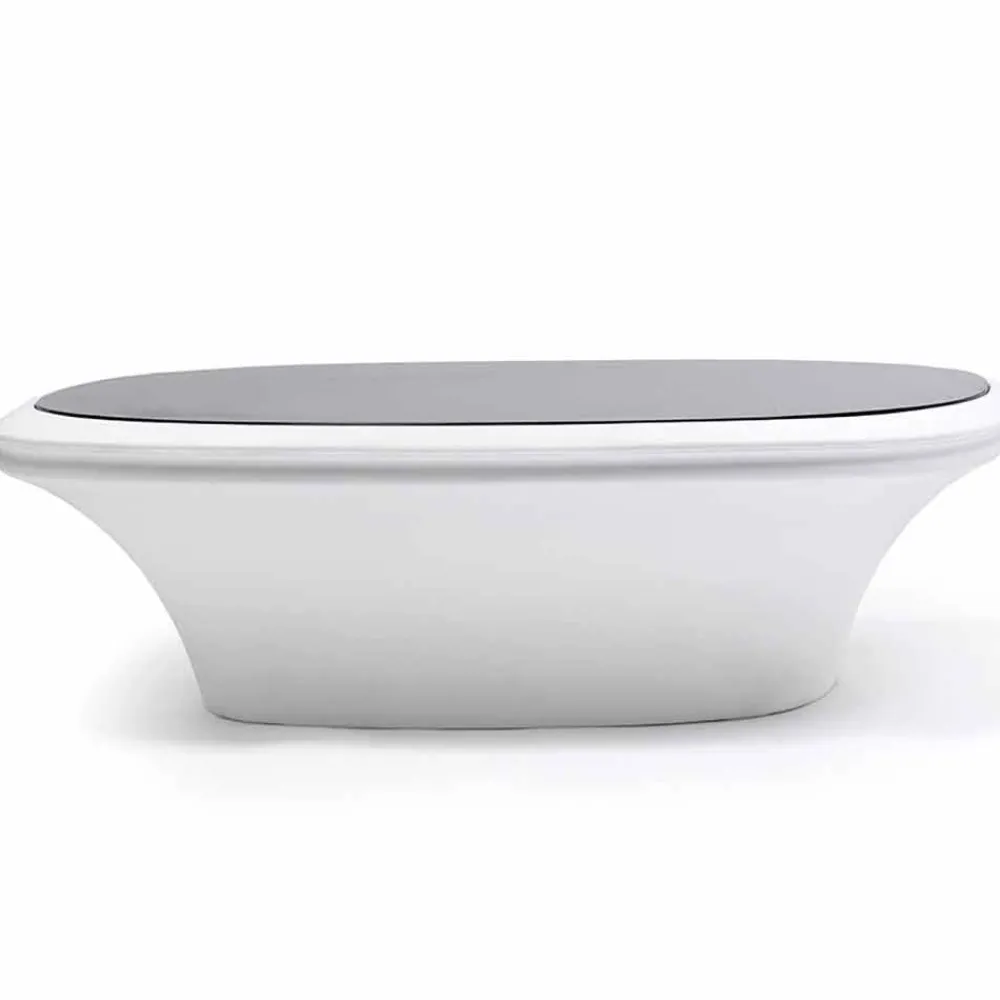 Vondom Garten Beistelltisch-Moderner Garten-Couchtisch 100x100 cm Ufo von aus Polyethylen