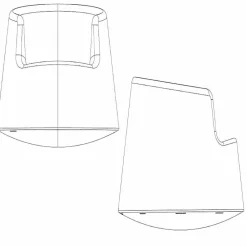 Vondom Sessel Kunststoff-Moderner Gartensessel aus Polyethylen, Roulette von