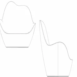 Vondom Sessel Kunststoff-Moderner Gartensessel aus Polyethylen, Sabinas von