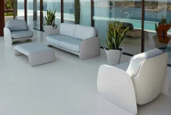 Vondom Sessel Kunststoff-Moderner Gartensessel aus Polyethylen, Pezzettina von