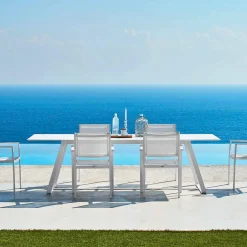 Varaschin Gartentische Fest-Moderner Gartentisch in unterschiedlichen Dimensionen Kolonaki