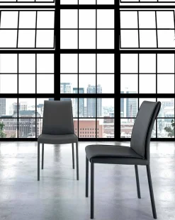 Viadurini Living Moderne Stühle-Moderner gepolsterter und gepolsterter Wohnstuhl, hergestellt in Italien – Monnalisa