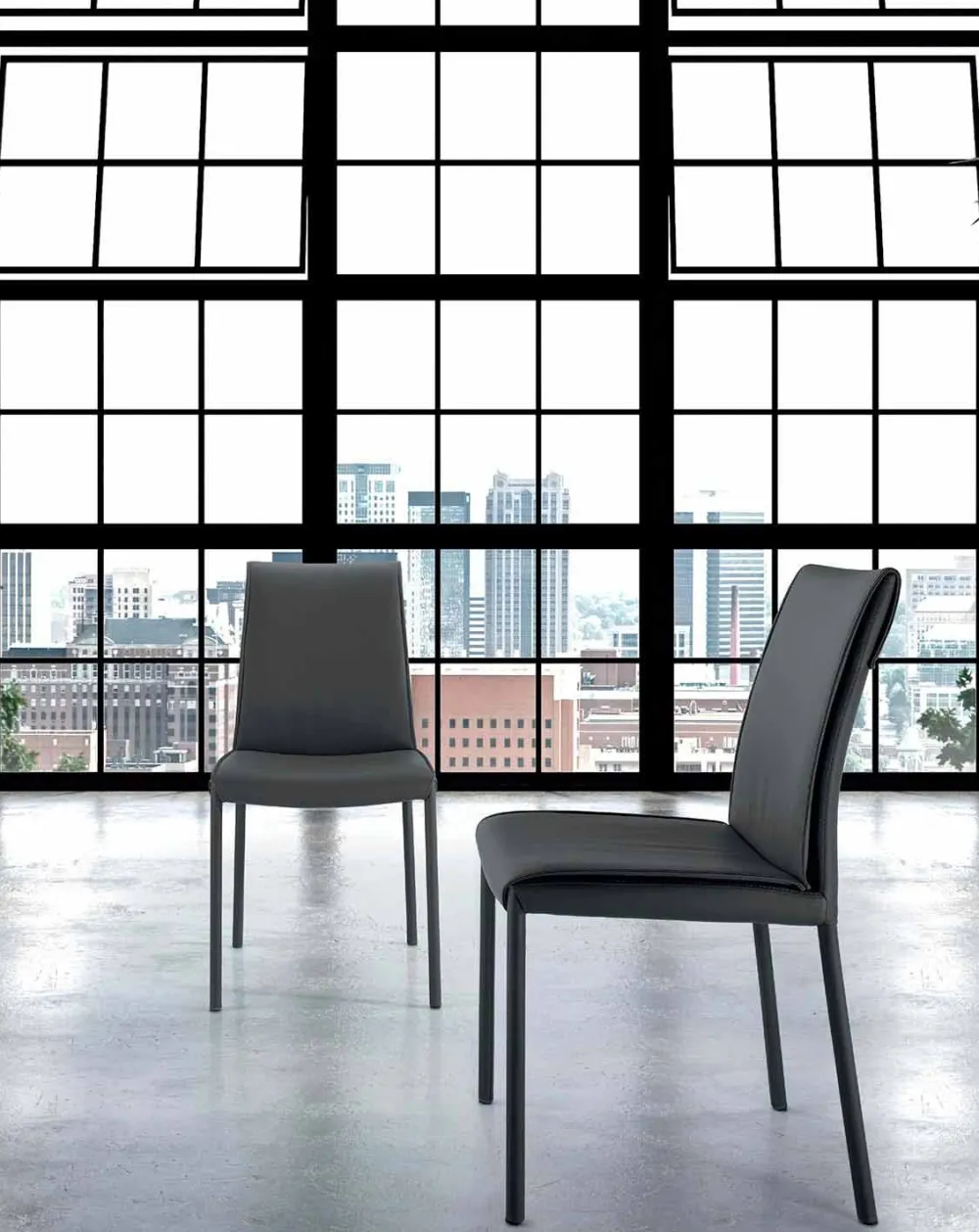 Viadurini Living Moderne Stühle-Moderner gepolsterter und gepolsterter Wohnstuhl, hergestellt in Italien – Monnalisa