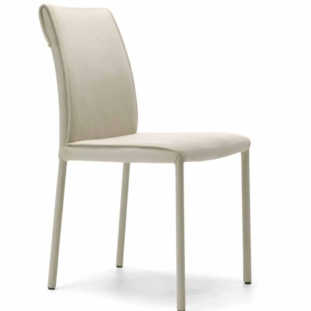 Viadurini Living Moderne Stühle-Moderner gepolsterter und gepolsterter Wohnstuhl, hergestellt in Italien – Monnalisa