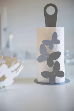 Viadurini Kitchen Küchenzubehör-Moderner handgemachter Küchenrollenhalter aus Eisen, Made in Italy - Leiden