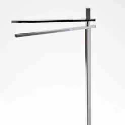 Viadurini Bathroom Badetuchhalter-Moderner Handtuchhalter mit 2 Eisenarmen Made in Italy - Cali