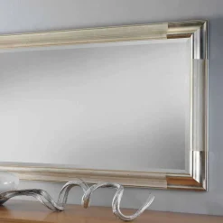 Viadurini Classic Wandspiegel-Moderner hölzerner Wandspiegel hergestellt in Italien Piera