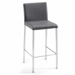 Viadurini Living Küchenhocker-Moderner Hocker aus Kunstleder, H.94 cm Alwyn, vollständig in Italien hergestellt