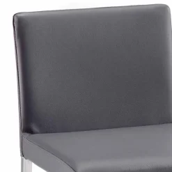 Viadurini Living Küchenhocker-Moderner Hocker aus Kunstleder, H.94 cm Alwyn, vollständig in Italien hergestellt