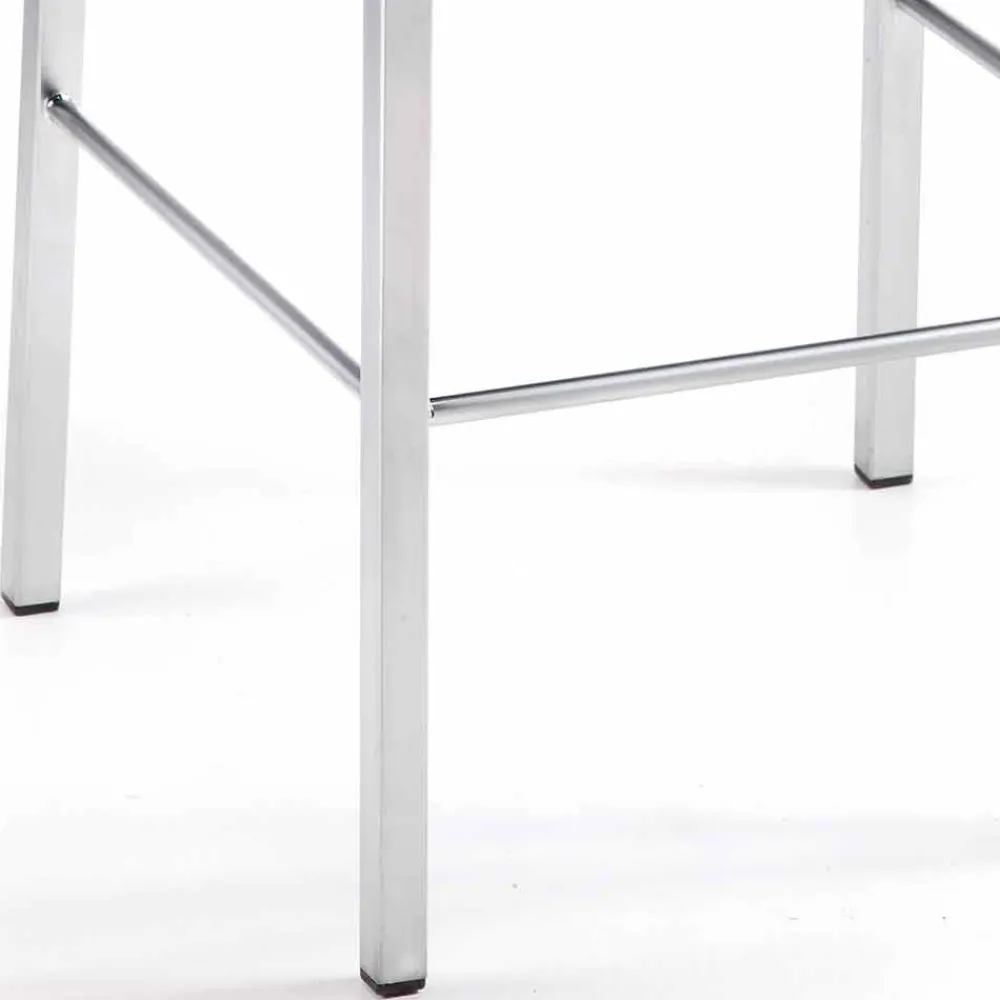 Viadurini Living Küchenhocker-Moderner Hocker aus Kunstleder, H.94 cm Alwyn, vollständig in Italien hergestellt