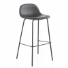 Viadurini Living Küchenhocker-Moderner Hocker aus Kunstleder oder Stoff mit Metallbeinen, 2 Stück - Billo