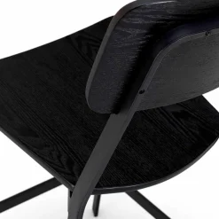 Viadurini Living Barhocker-Moderner Hocker H.97 cm, Holz und Metall, Elmas