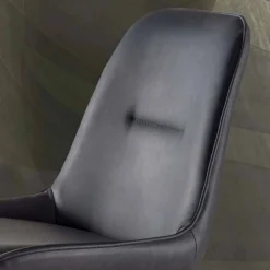 Viadurini Living Barhocker-Moderner Hocker mit Sitzfläche aus Kunstleder H 65 cm - Ines