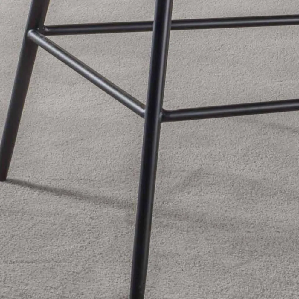 Viadurini Living Barhocker-Moderner Hocker mit Sitzfläche aus Kunstleder H 65 cm - Ines