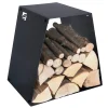 Viadurini Fire Design Kaminholzständer Aus Eisen Und Stahl-Moderner Holzständer aus lackiertem Stahl Made in Italy - Demetra