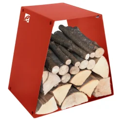 Viadurini Fire Design Kaminholzständer Aus Eisen Und Stahl-Moderner Holzständer aus lackiertem Stahl Made in Italy - Demetra