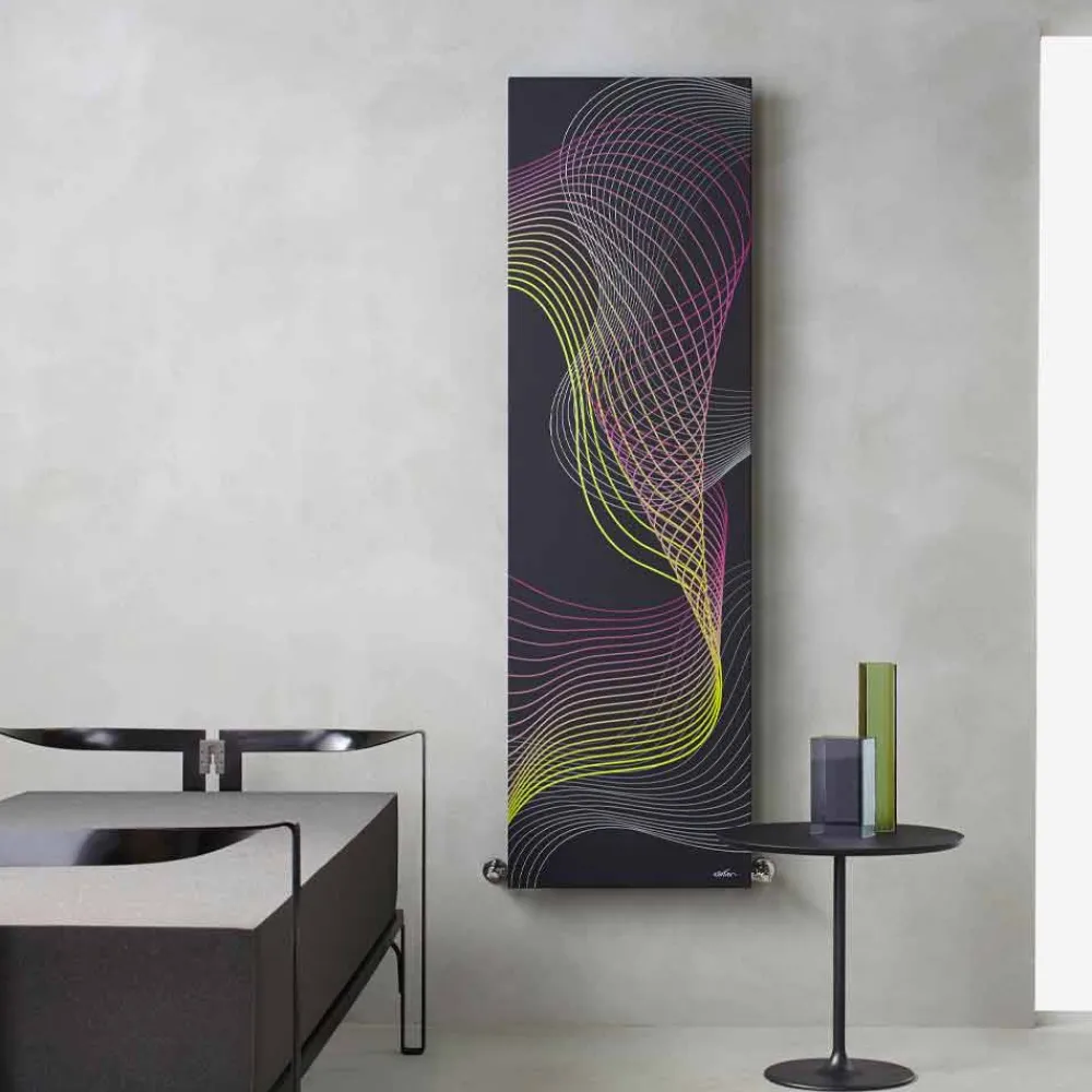 Viadurini Radiators Heizkörper Hydraulisch-Moderner hydraulischer Wandkühler aus Stahl mit 839 Watt Dekoration - Kelvin