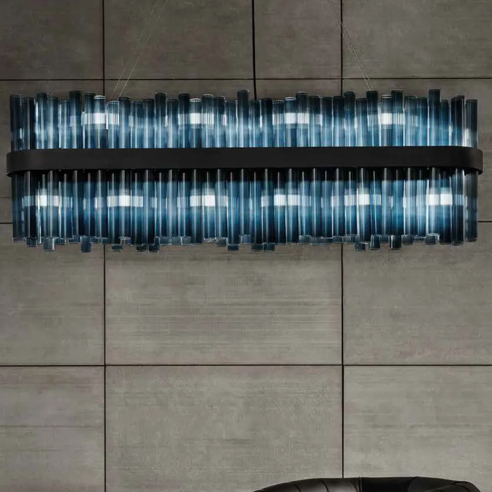 Viadurini Lighting Moderne Kronleuchter-Moderner italienischer handgefertigter Luxus-Kronleuchter aus mundgeblasenem Glas - Maesta