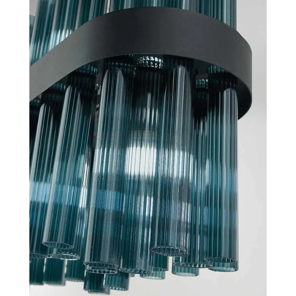 Viadurini Lighting Moderne Kronleuchter-Moderner italienischer handgefertigter Luxus-Kronleuchter aus mundgeblasenem Glas - Maesta