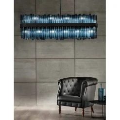 Viadurini Lighting Moderne Kronleuchter-Moderner italienischer handgefertigter Luxus-Kronleuchter aus mundgeblasenem Glas - Maesta