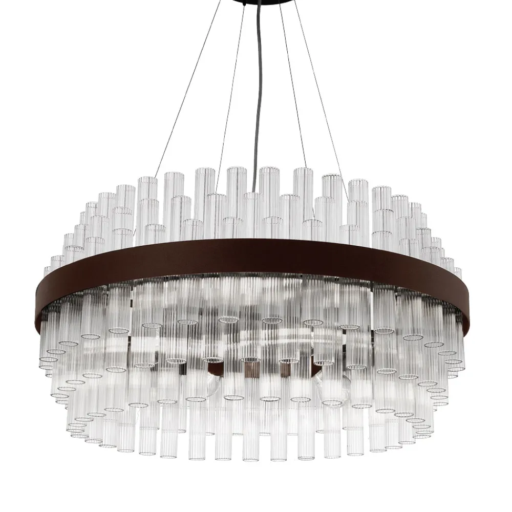 Viadurini Lighting Moderne Kronleuchter-Moderner italienischer Luxus-Kronleuchter aus mundgeblasenem Glas - Maesta