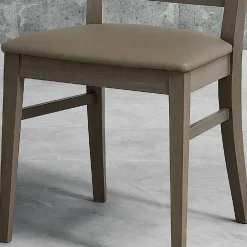 Viadurini Living Moderne Stühle-Moderner Küchenstuhl aus Holz und Kunstleder Made in Italy - Taver