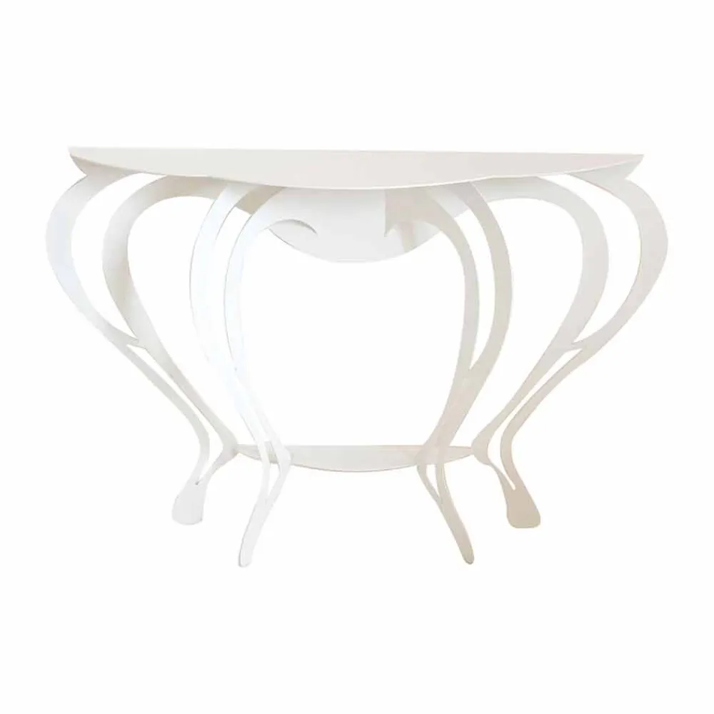 Viadurini Living Konsolentisch Flur-Moderner Konsolentisch aus farbigem Eisen Made in Italy - Barbata