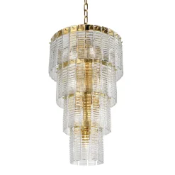 Viadurini Lighting Moderne Kronleuchter-Moderner Kronleuchter 12 Lichter aus handgefertigtem italienischem Luxusglas - Valadier