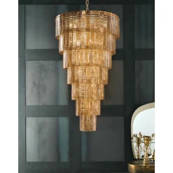 Viadurini Lighting Moderne Kronleuchter-Moderner Kronleuchter 36 Lichter aus italienischem, handgefertigtem Luxusglas - Valadier