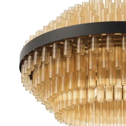 Viadurini Lighting Moderne Kronleuchter-Moderner Kronleuchter aus mundgeblasenem Glas und Metall, italienische Handwerkskunst - Maesta