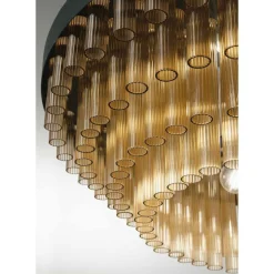 Viadurini Lighting Moderne Kronleuchter-Moderner Kronleuchter aus mundgeblasenem Glas und Metall, italienische Handwerkskunst - Maesta