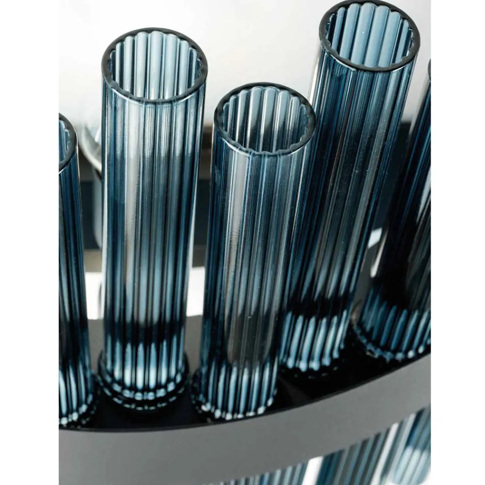 Viadurini Lighting Moderne Kronleuchter-Moderner Kronleuchter aus mundgeblasenem Glas und Metall, italienische Handwerkskunst - Maesta