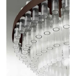 Viadurini Lighting Moderne Kronleuchter-Moderner Kronleuchter aus mundgeblasenem Glas und Metall, italienische Handwerkskunst - Maesta